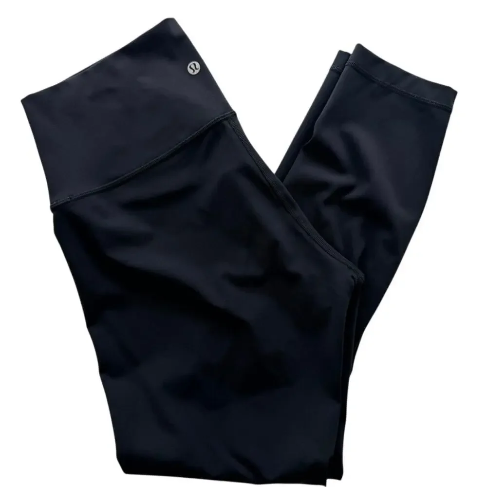 Lululemon Wunder Under High-Rise Tight 25" Size 10 Luxtreme Black *OG Style! - Picture 2 of 6